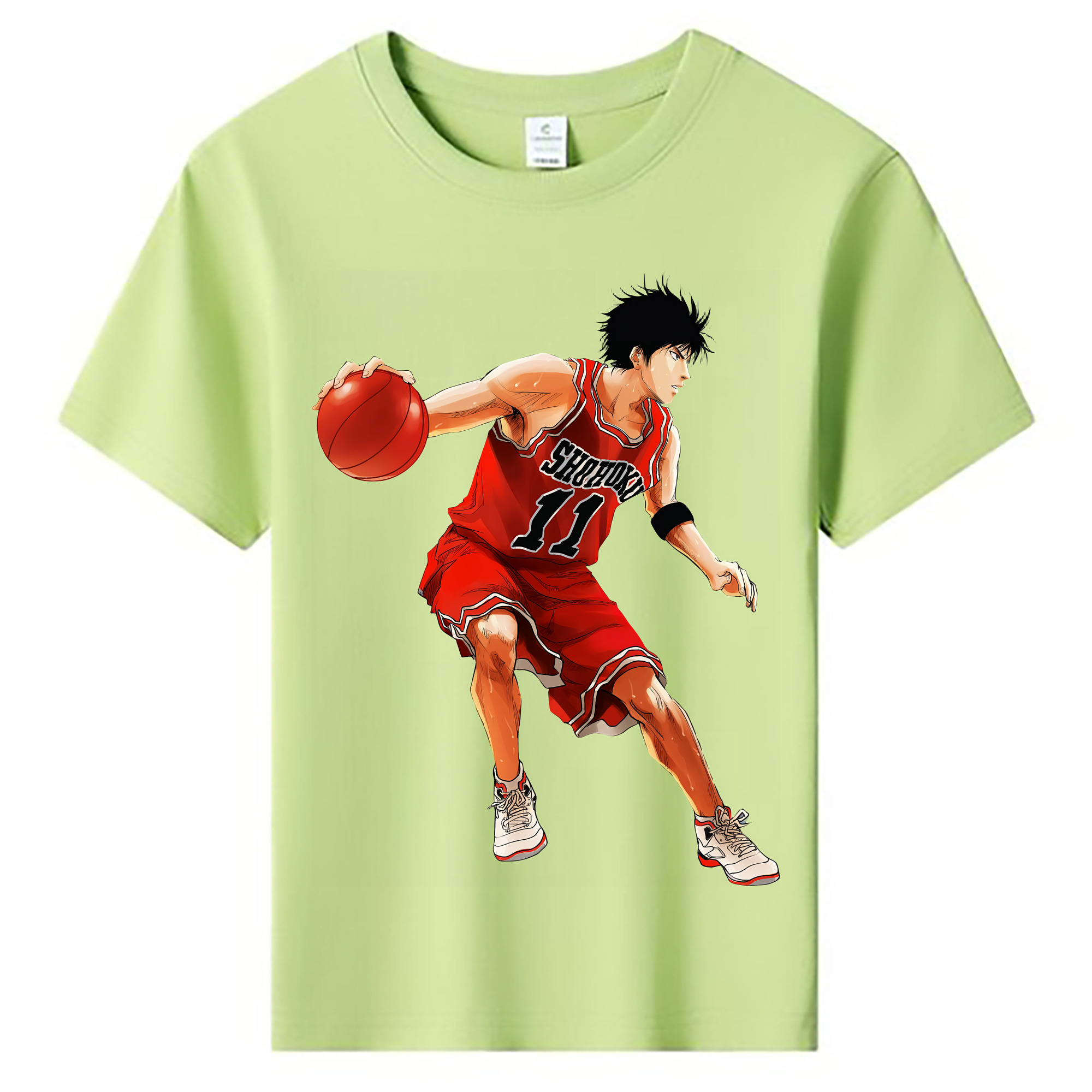 （画像用） SLAM DUNK／スラムダンク 綿100％キッズTシャツ（フロントプリント）